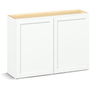 Reliabilt Parkstone II Reliabilt Parkstone II Brilliant White Wall Cabinet, 2 Doors, 42-in x 30-in - 641237 | Lowe's Pro Supply